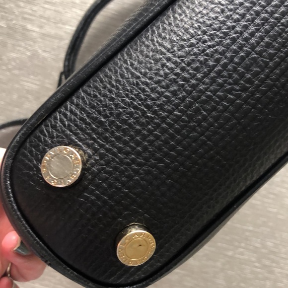 Bvlgari leather black 11” x 7”1/2 x 3”1/2 - Picture 8 of 15